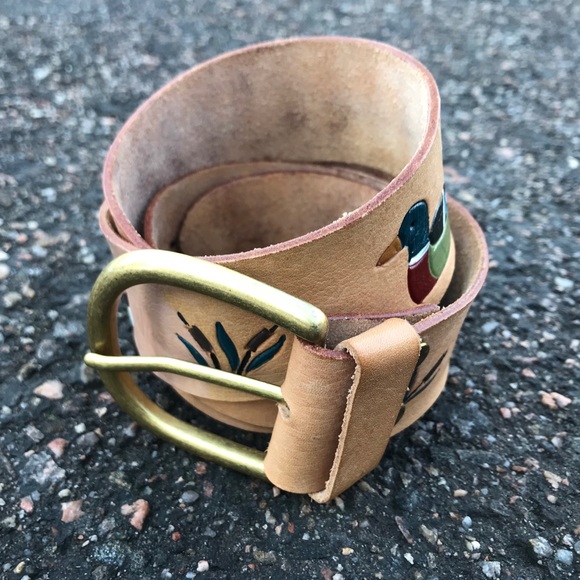 Vintage Mallard Duck Belt - Picture 2 of 9